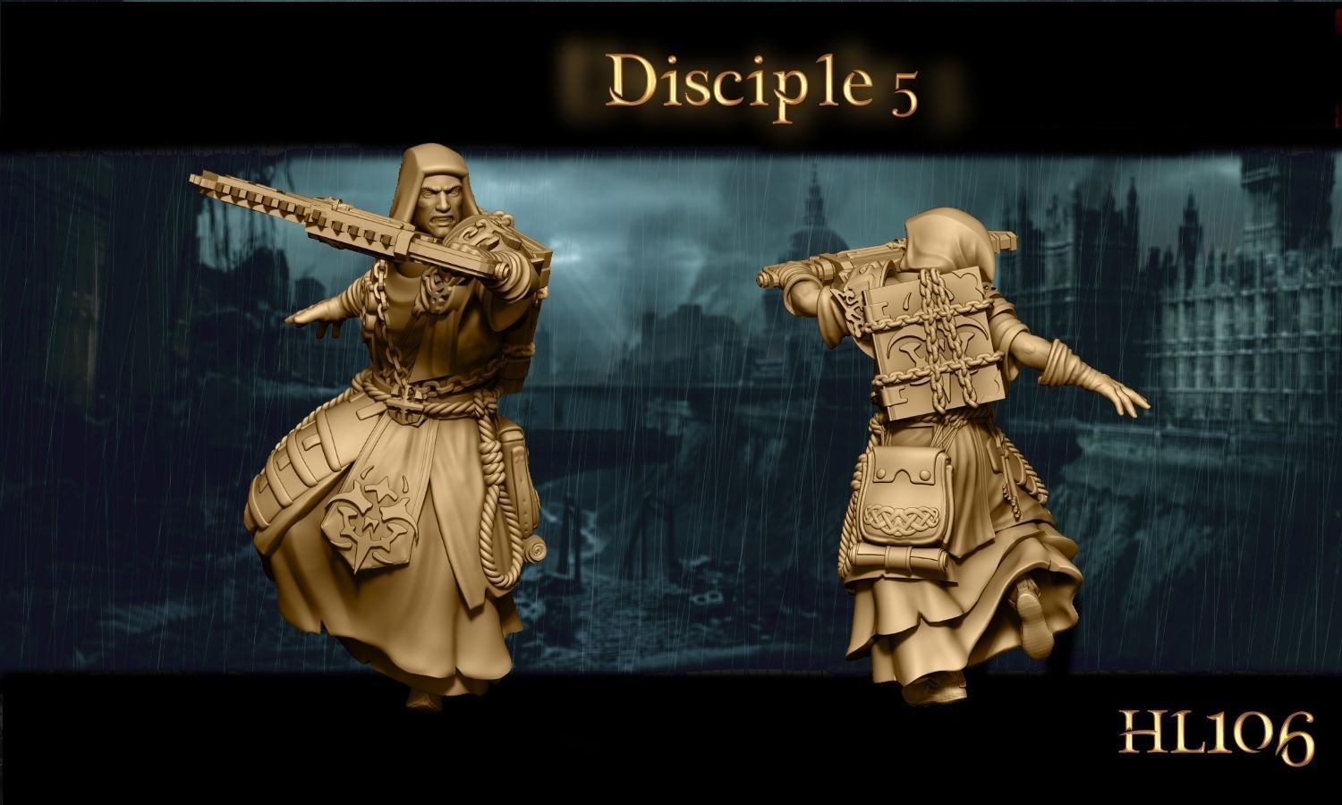 Heresylab Redeemers  both Scifi and Fanatasy Version Bundle 3D print model_7