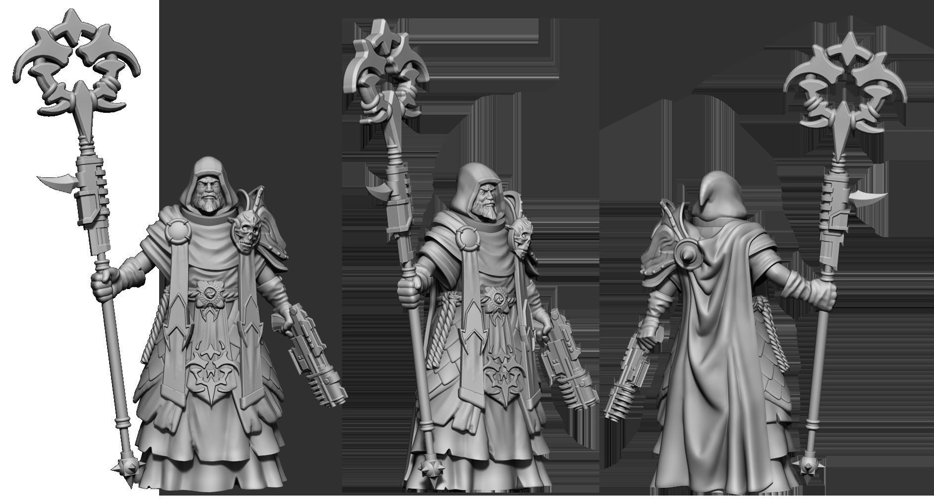 Heresylab Redeemers  both Scifi and Fanatasy Version Bundle 3D print model_19