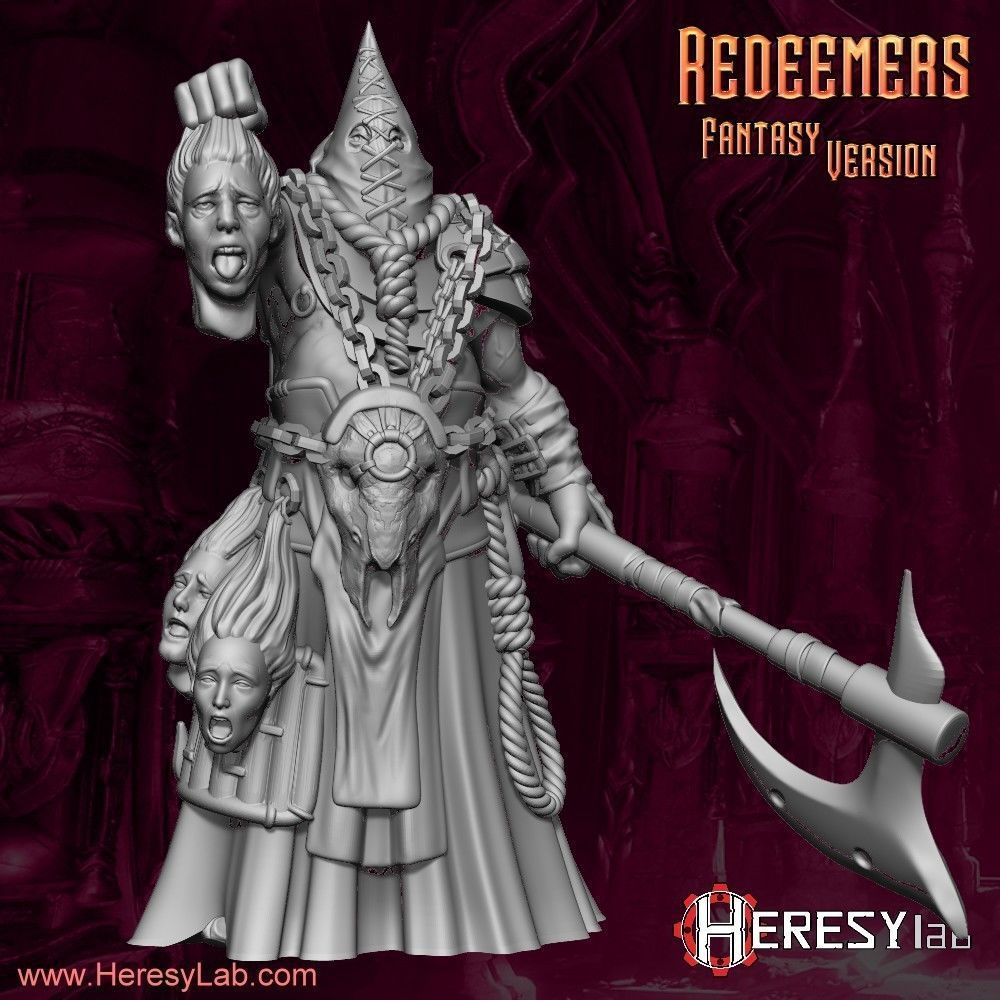 Heresylab Redeemers  both Scifi and Fanatasy Version Bundle 3D print model_23