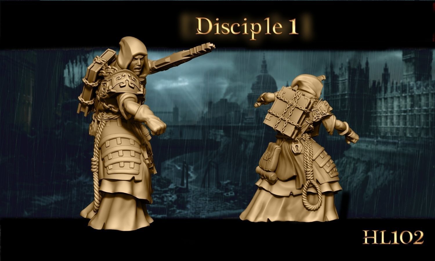 Heresylab Redeemers  both Scifi and Fanatasy Version Bundle 3D print model_3