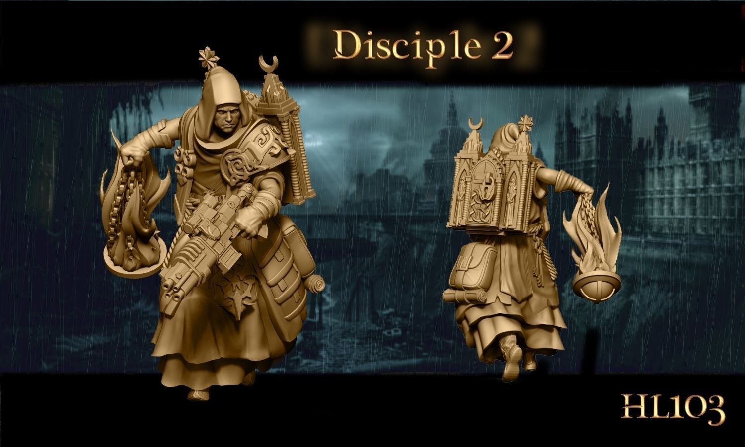 Heresylab Redeemers  both Scifi and Fanatasy Version Bundle 3D print model_4