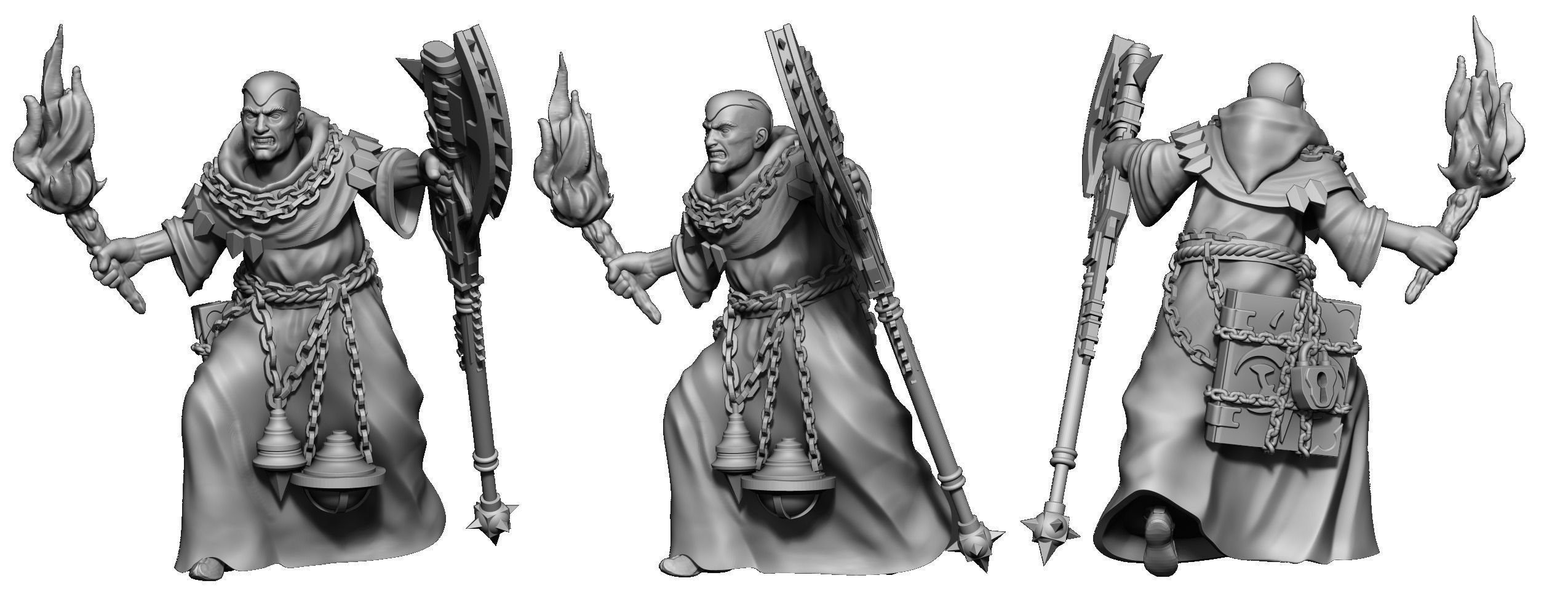 Heresylab Redeemers  both Scifi and Fanatasy Version Bundle 3D print model_12