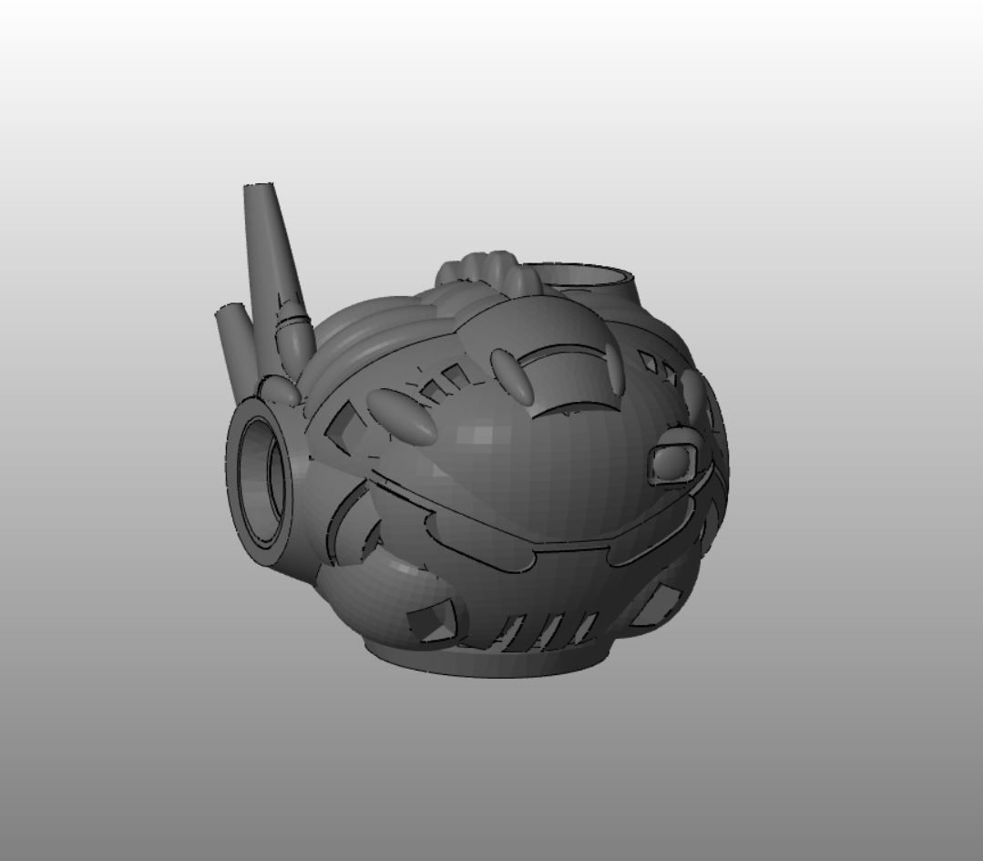 CHIBI-TECH SD - GRIM CORE 3D print model_2