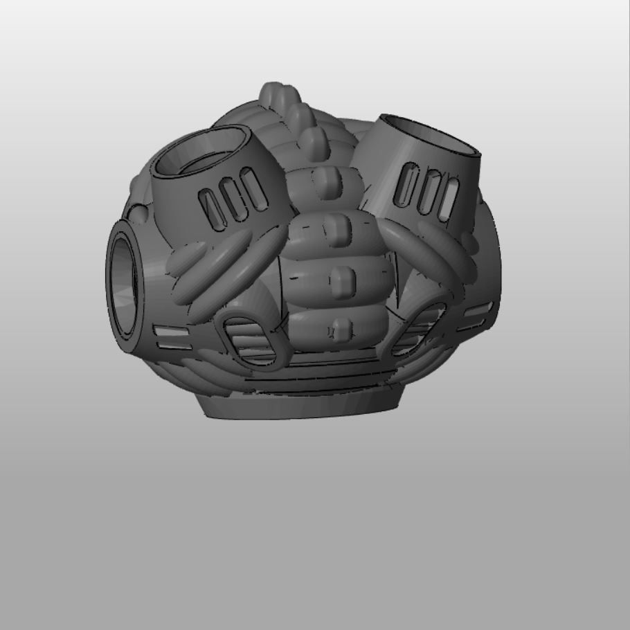CHIBI-TECH SD - GRIM CORE 3D print model_1