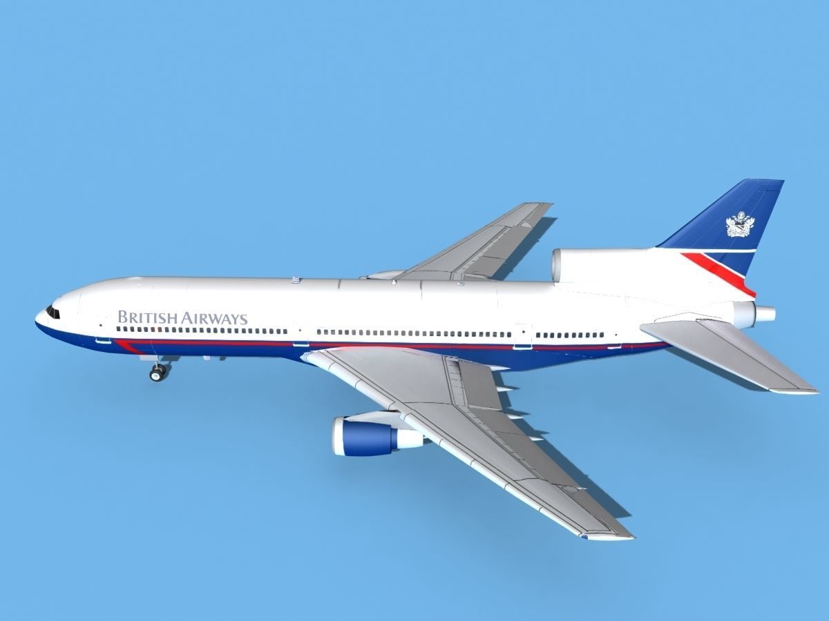 Lockheed L-1011 British Airways 1 3D model_9