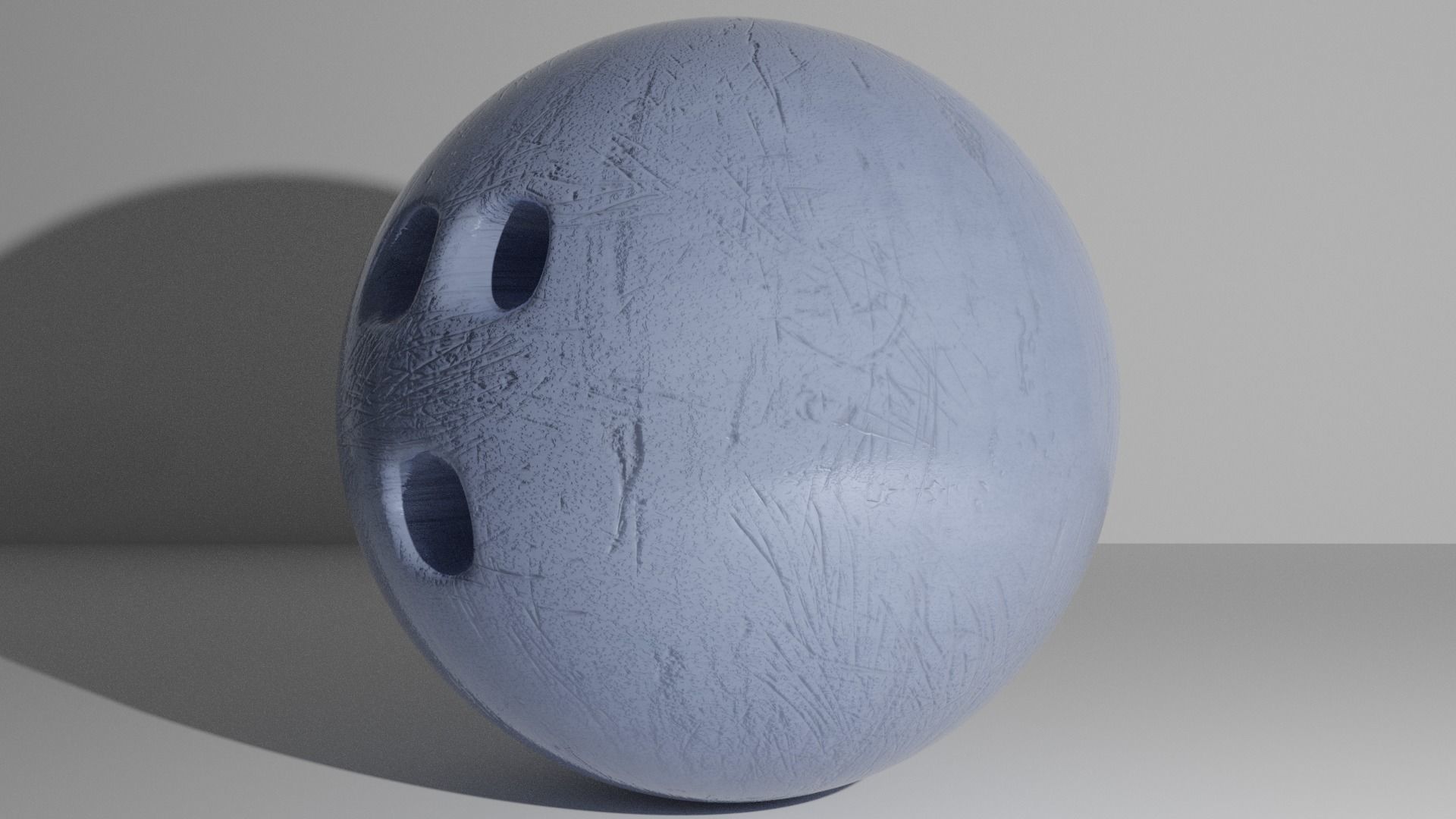 Bowling Ball Plastic 3D model_1