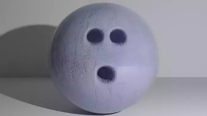 Bowling Ball Plastic 3D model
