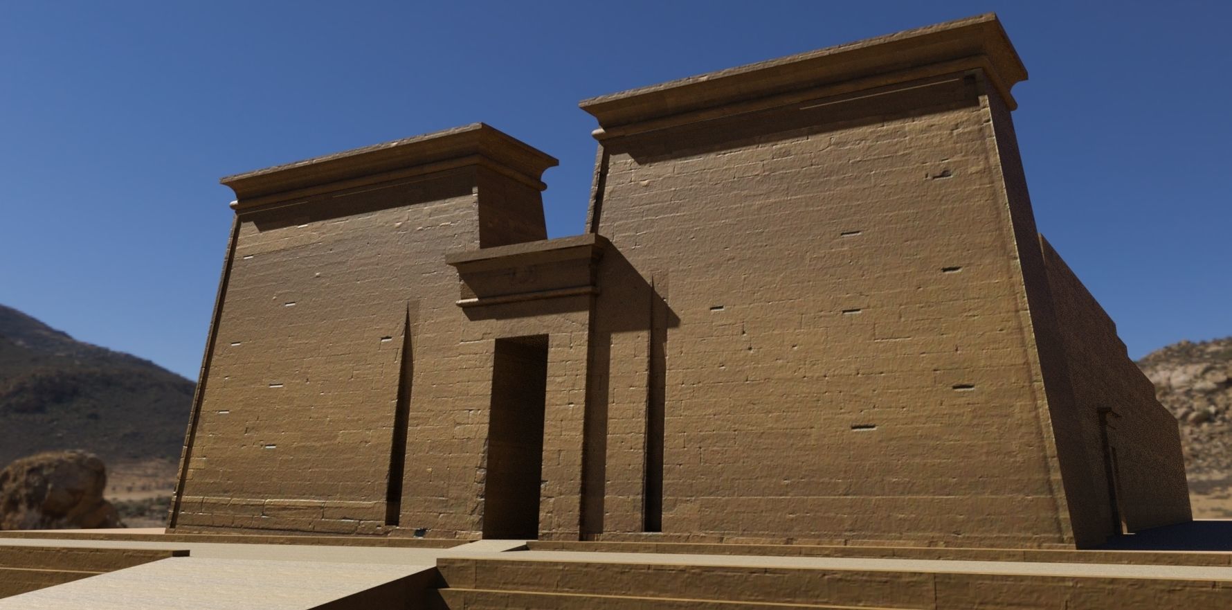 Kalabsha Temple 3D model_1