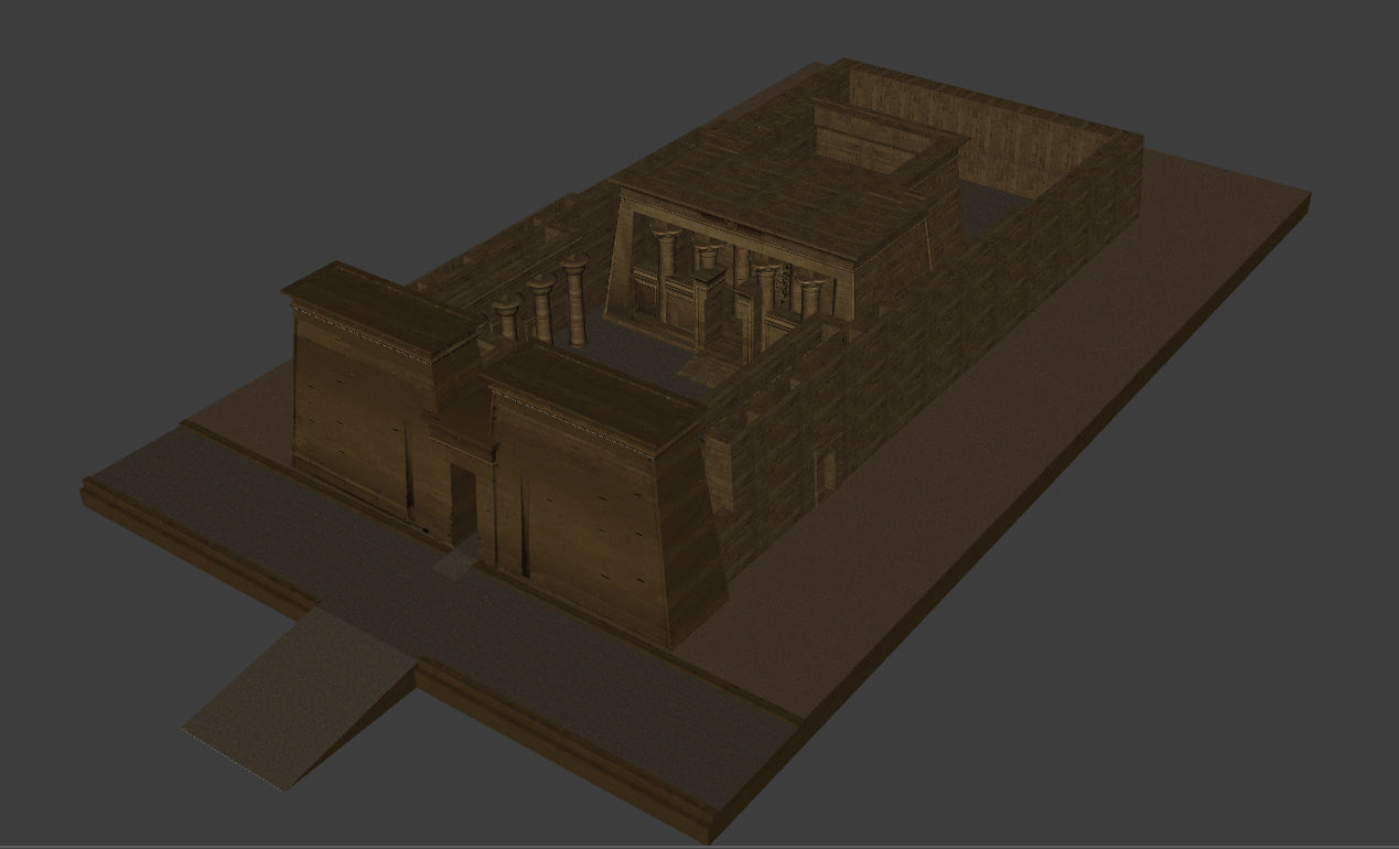 Kalabsha Temple 3D model_6