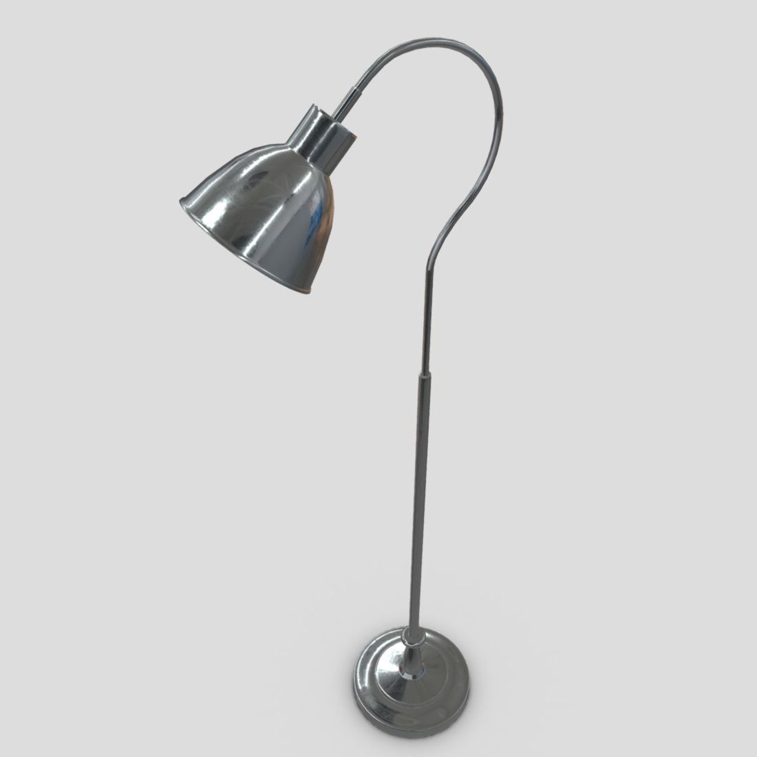 Standing Lamp 4 Low-poly 3D model_8