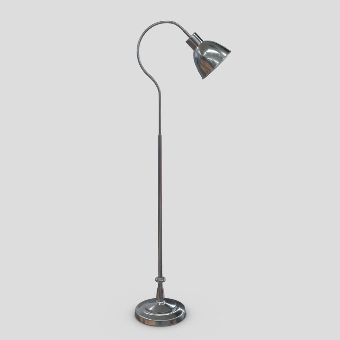 Standing Lamp 4 Low-poly 3D model_2