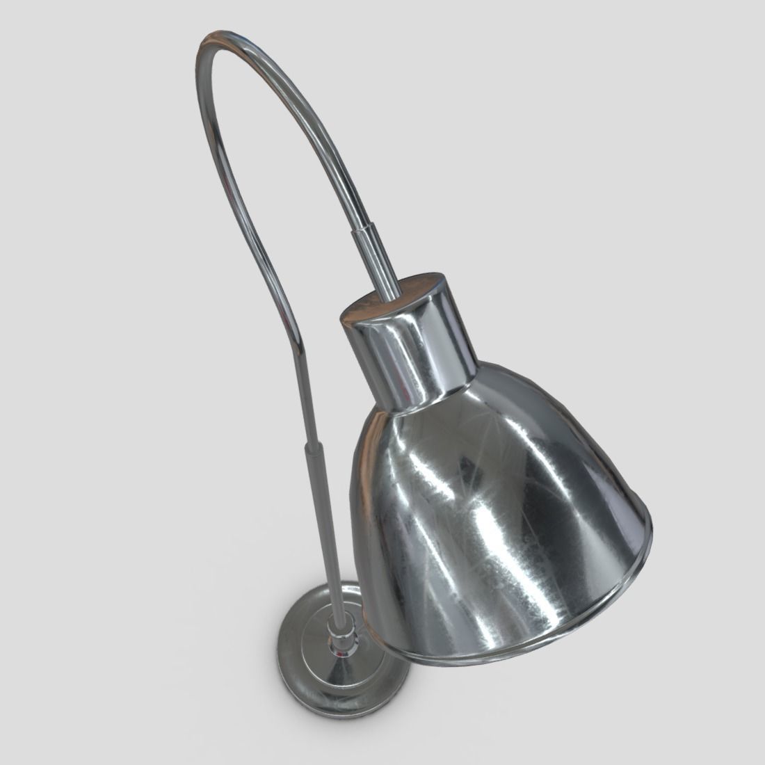 Standing Lamp 4 Low-poly 3D model_6