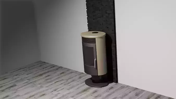 Design Stoves - ABX Tartu 5 Sandstone- Version with column