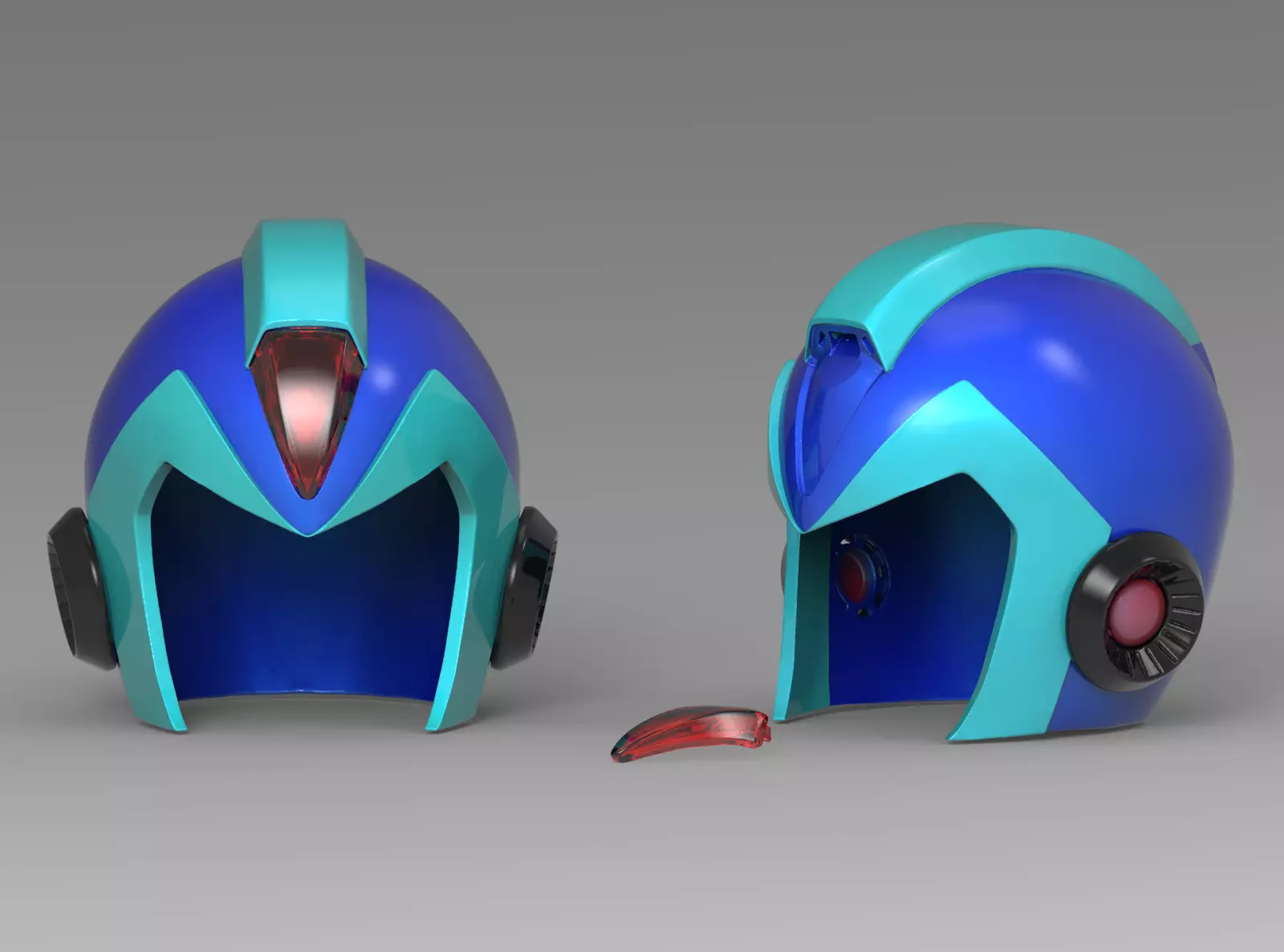 X  Helmet Wearable  3D print model_0