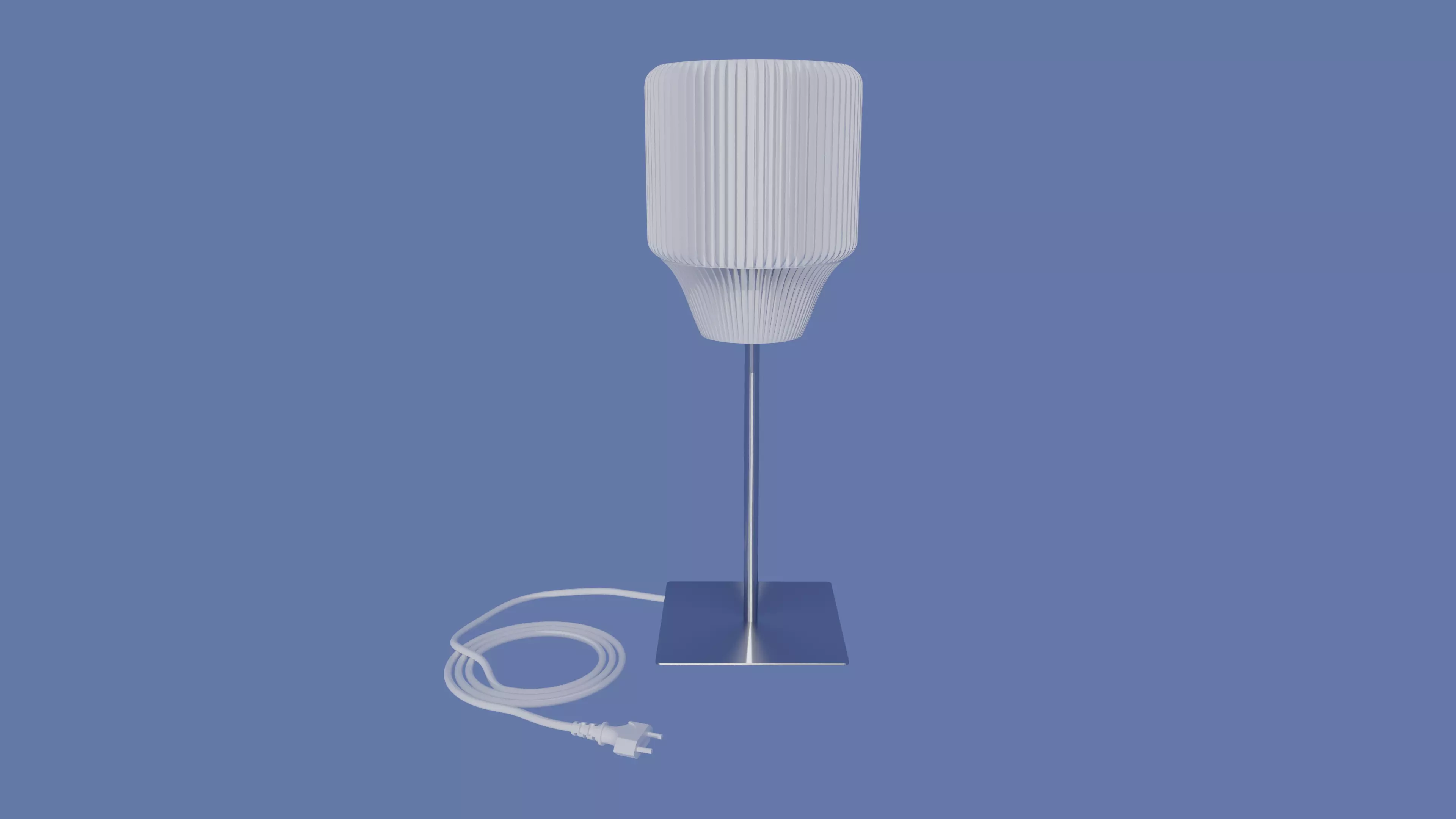 Table lamp shade for standard E27 mount RADIATOR SERIES 3D print model_0