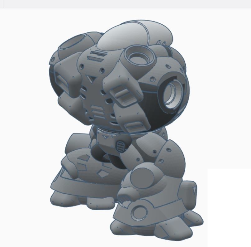 CHIBI-TECH SD - SERPENT CORE 3D print model_14
