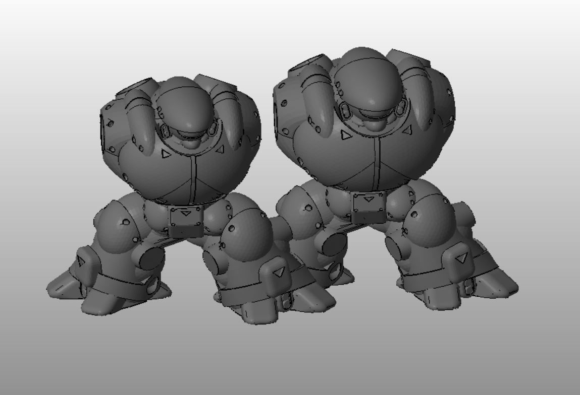 CHIBI-TECH SD - SERPENT CORE 3D print model_16