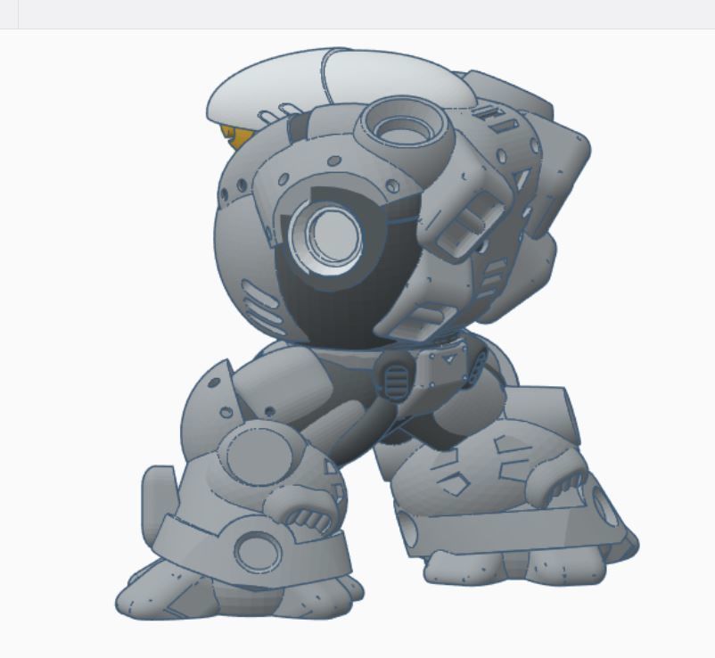 CHIBI-TECH SD - SERPENT CORE 3D print model_13