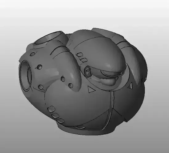 CHIBI-TECH SD - SERPENT CORE 3D print model