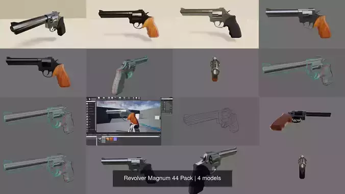 Revolver Magnum 44 Pack