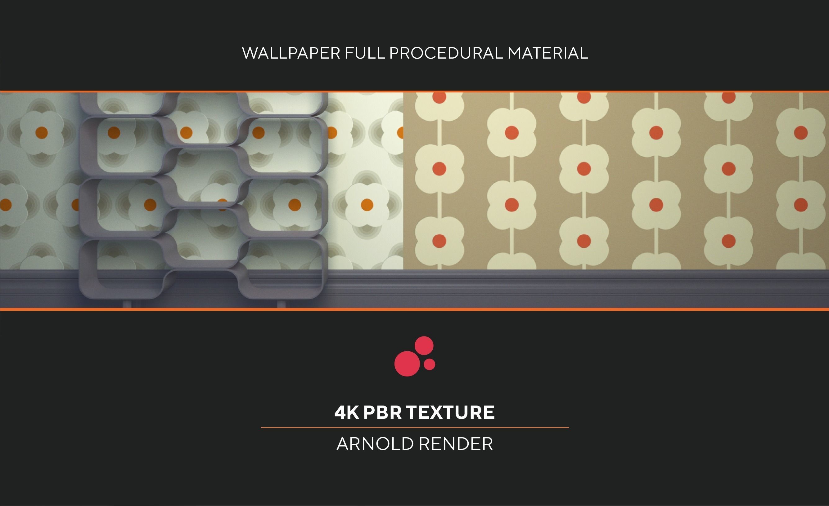 Retro wallpaper Striper petal Texture Texture_3