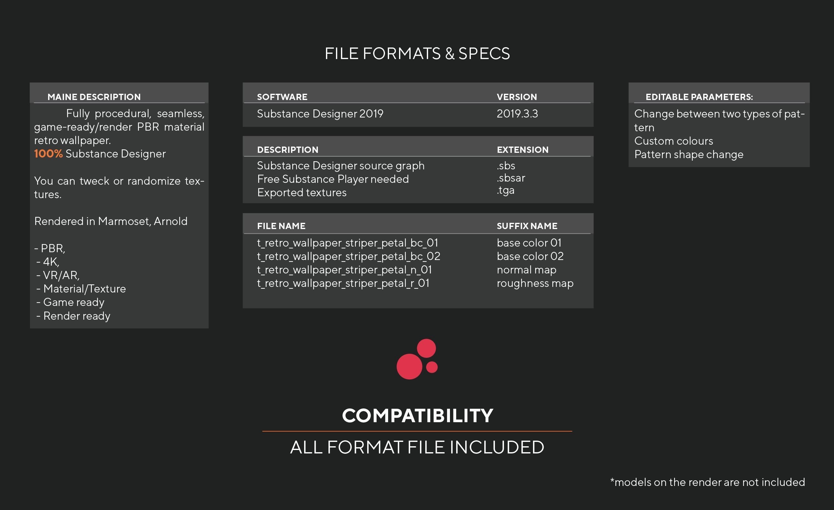 Retro wallpaper Striper petal Texture Texture_6