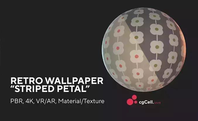 Retro wallpaper  Striper petal  Texture Texture