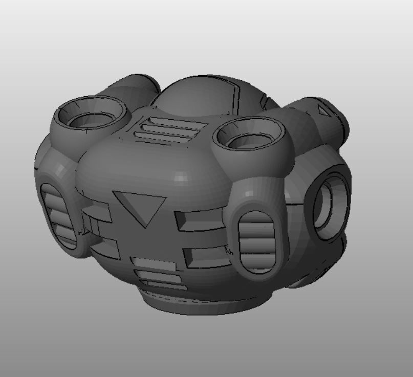 CHIBI-TECH SD - TRENCHER CORE 3D print model_1