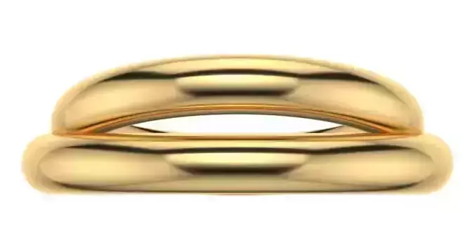 Pack 02 Simple wedding ring