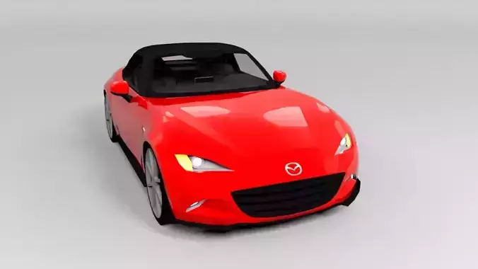 MAZDA MX5 2016 LOWPOLY Low-poly 3D model MAZDA MX5 2016 LOWPOLY Low-poly 3D model