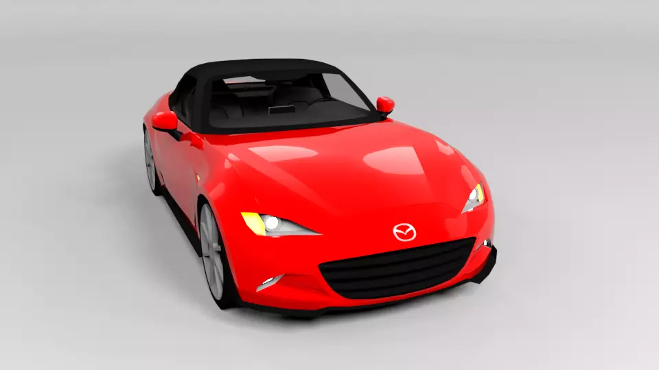 MAZDA MX5 2016 LOWPOLY Low-poly 3D model_0