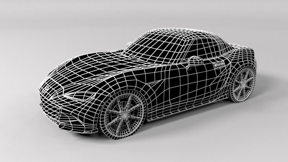 MAZDA MX5 2016 LOWPOLY Low-poly 3D model_7