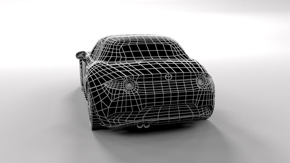 MAZDA MX5 2016 LOWPOLY Low-poly 3D model_3