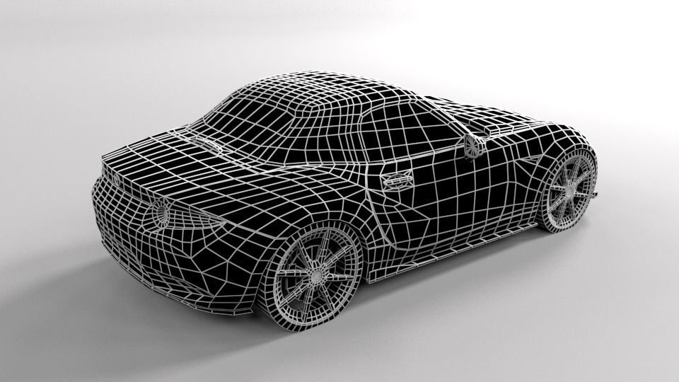 MAZDA MX5 2016 LOWPOLY Low-poly 3D model_5