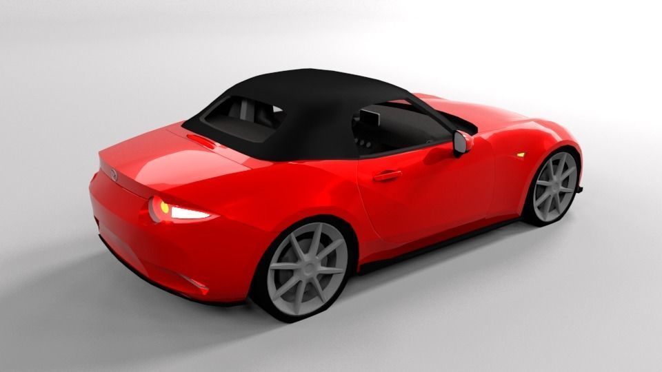 MAZDA MX5 2016 LOWPOLY Low-poly 3D model_4