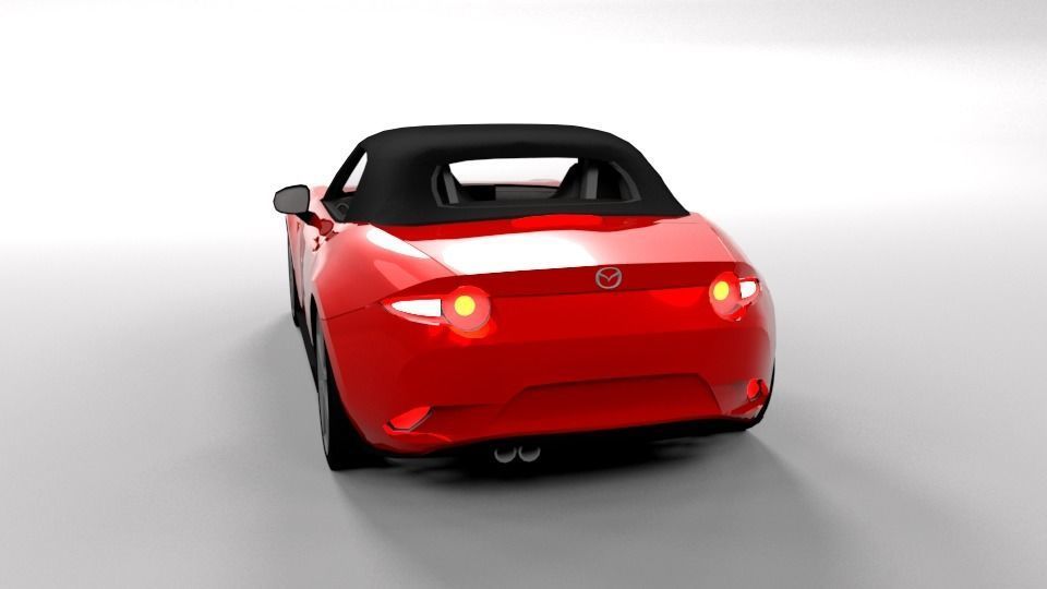 MAZDA MX5 2016 LOWPOLY Low-poly 3D model_2