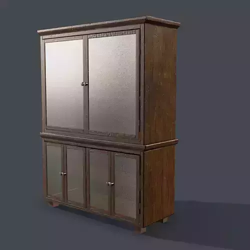 Wood cabinet