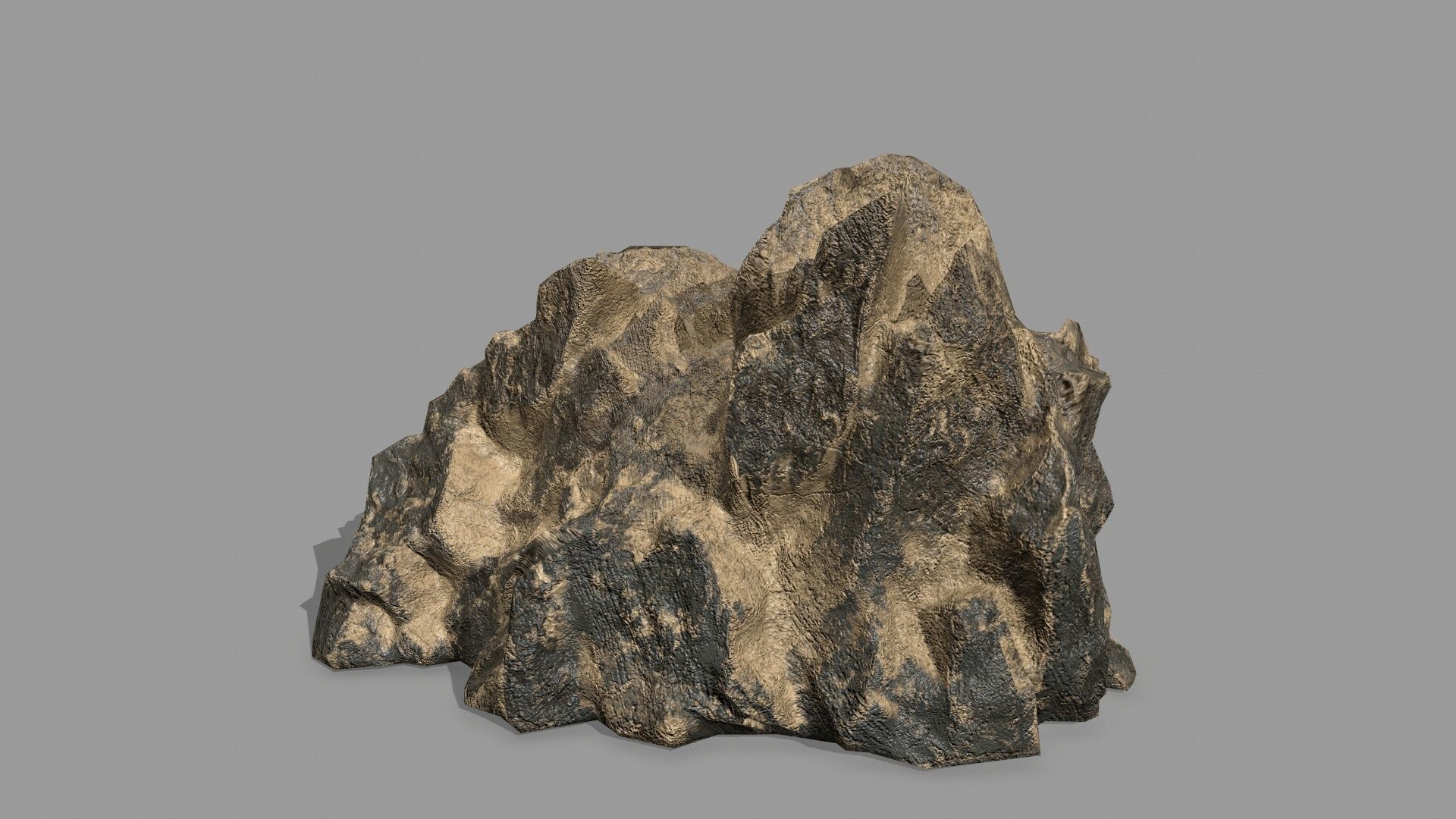 Rock Set Low-poly 3D model_18