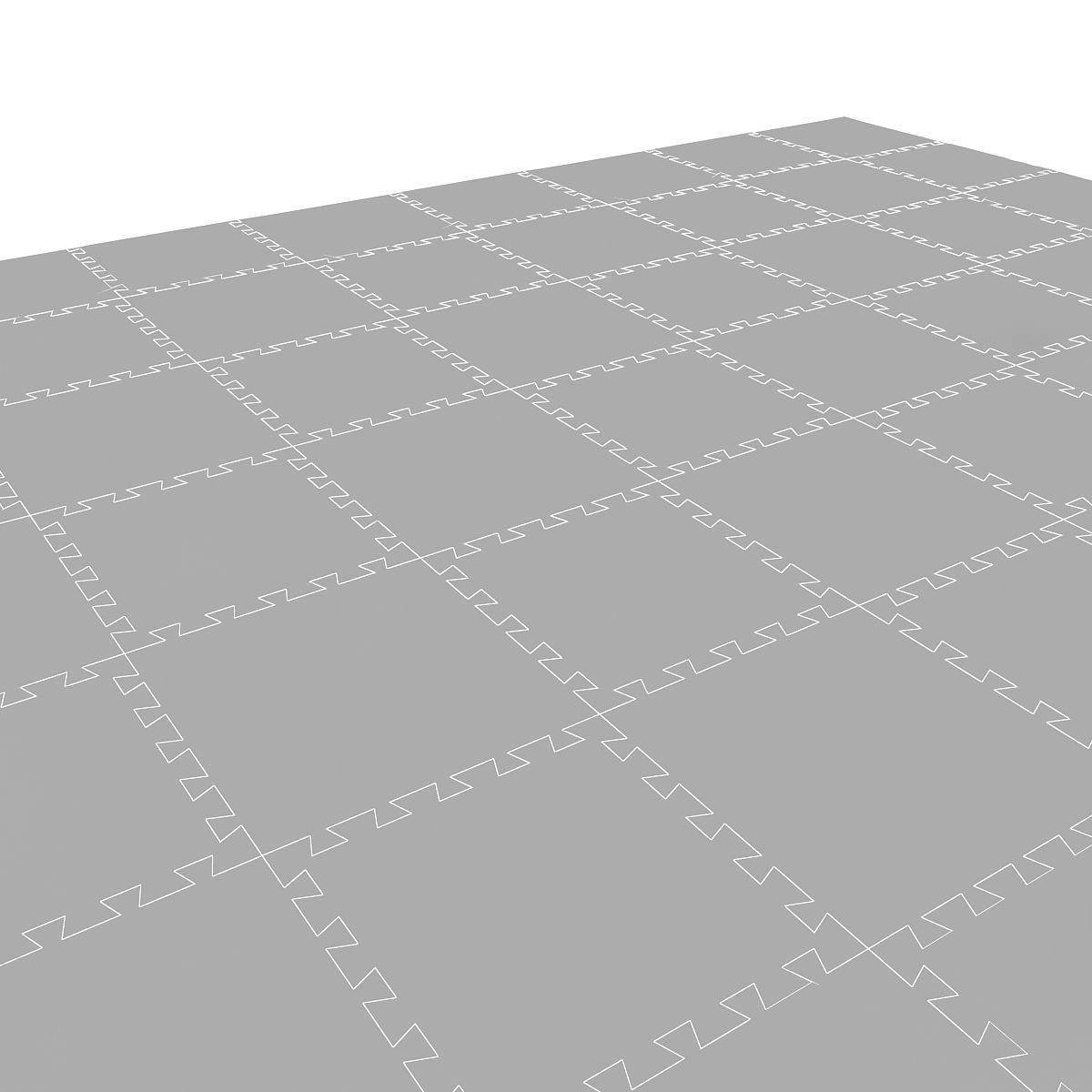 Kindergarten floor Low-poly 3D model_4