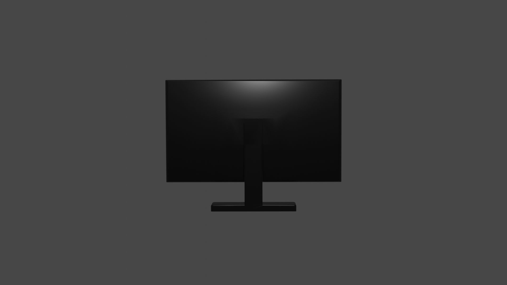 plasma tv Low-poly 3D model_4