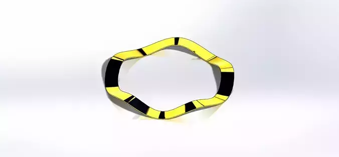 Pressure Washer Diameter 28 x 025 mm - Arruela de Pressao 3D model