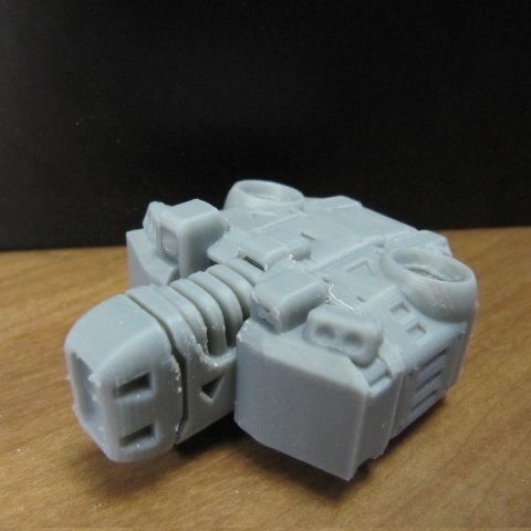CHIBI-TECH SD - CHIMERA-A PLASMA TURRET CORE 3D print model_4