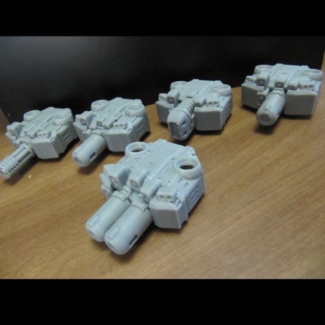 CHIBI-TECH SD - CHIMERA-B PBC TURRET CORE 3D print model_11