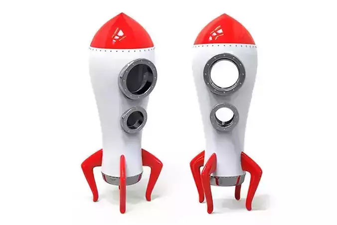 Space Rocket 3D model