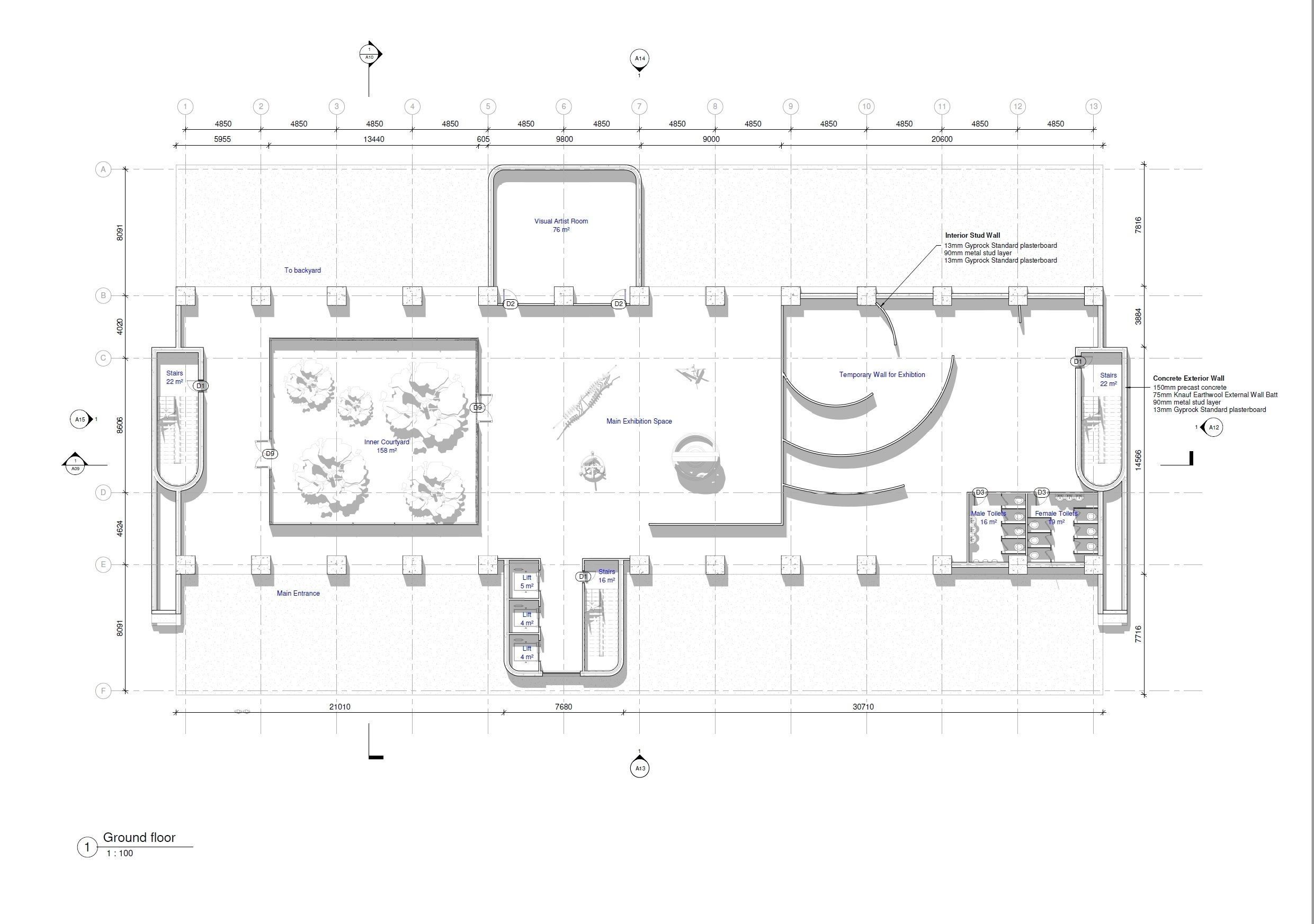 Museum Artist Ground 3D model 3D printable CGTrader
