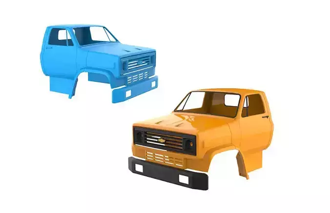 Chevrolet C70 1984 3D print model