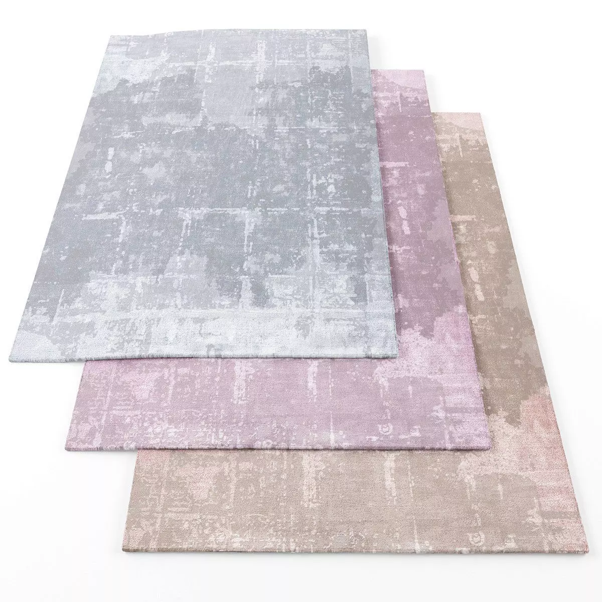 Rugs-725 three rugs Low-poly 3D model_0