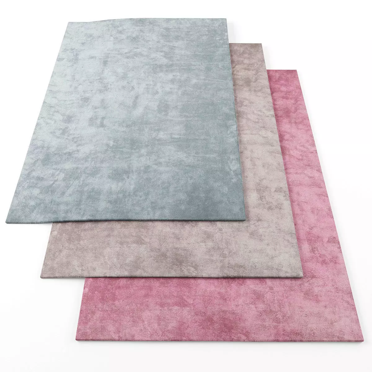 Rugs-727 three rugs Low-poly 3D model_0