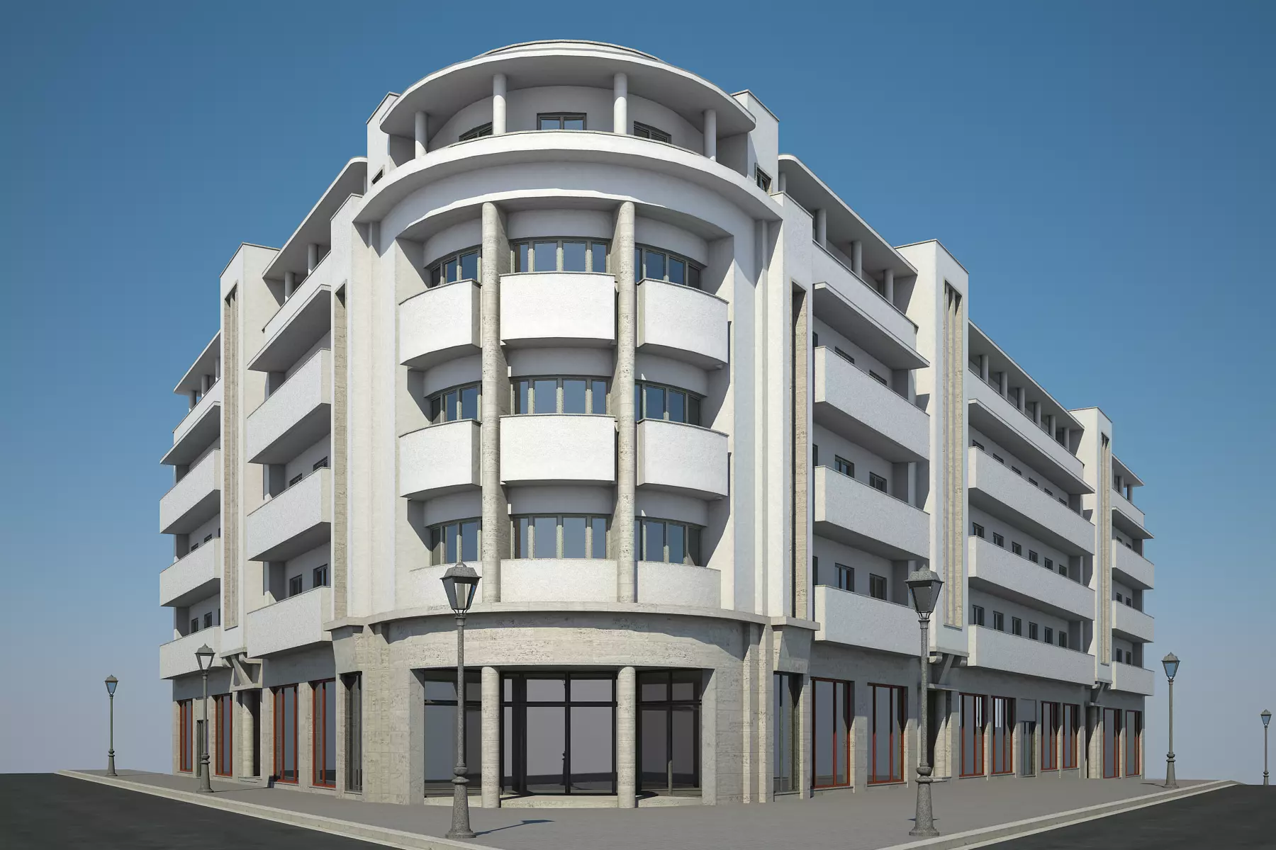 Apartment Building 11 3D model