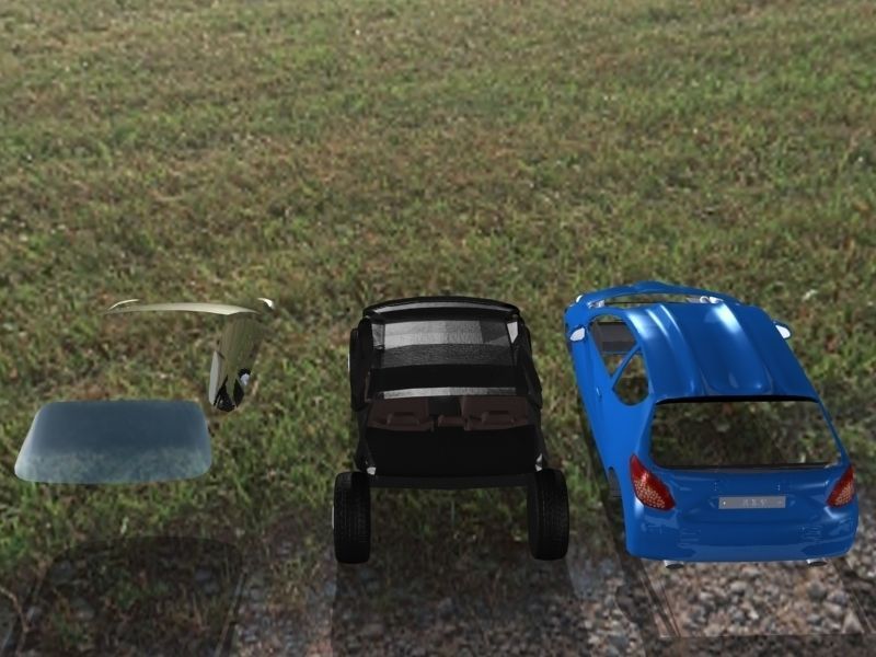 Sport Car Max and Unity Low-poly 3D model_12